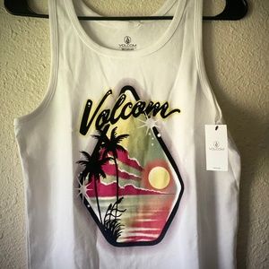 Volcom Womens that one baby tank size M